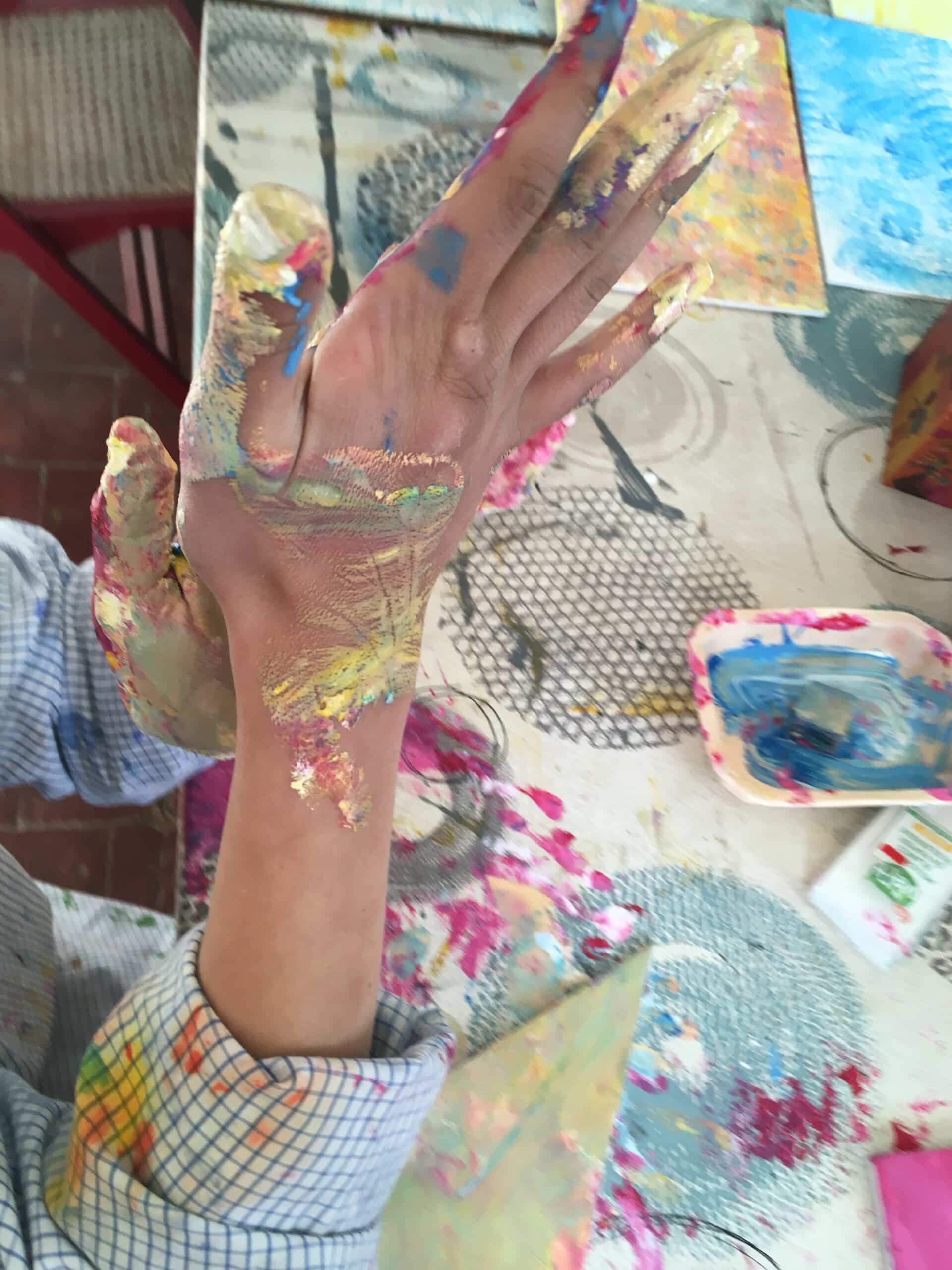 arttherapie ime loches peinture